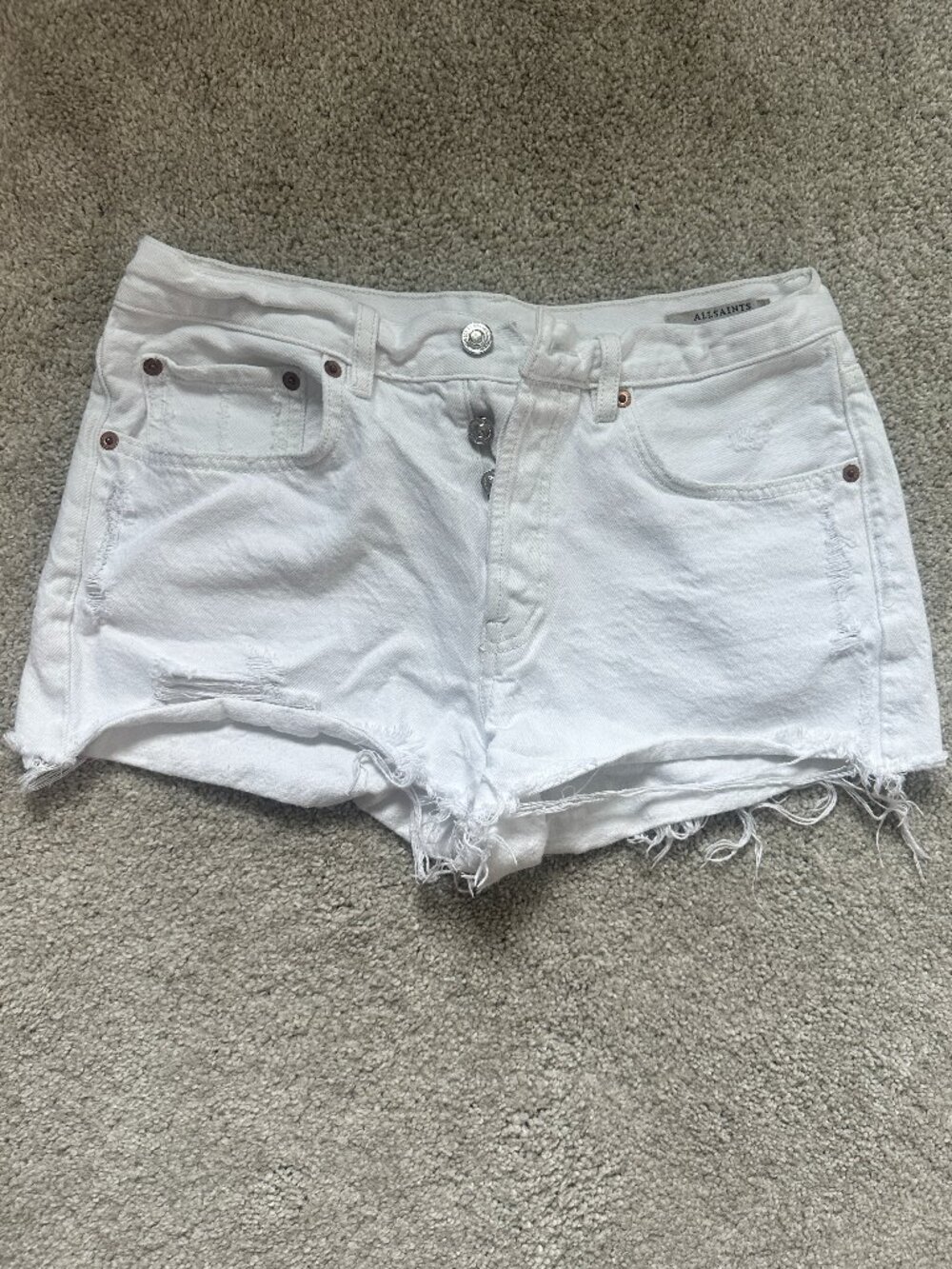 ALLSAINTS distressed shorts